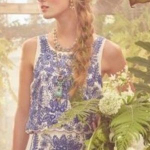 Moulinette Soeurs Embroidered Crop Top